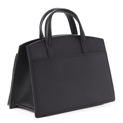 MCM Calfskin Lux Calf Hair Mini Milano Tote Black 3 of 9
