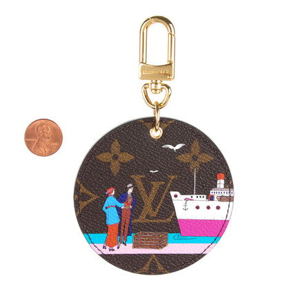 Louis Vuitton Monogram 2016 Christmas Animation Bag Charm Key Ring 2 of 6