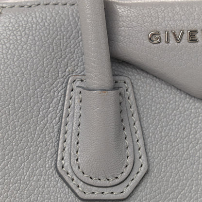 Givenchy Sugar Goatskin Mini Antigona Pearl Grey 9 of 19