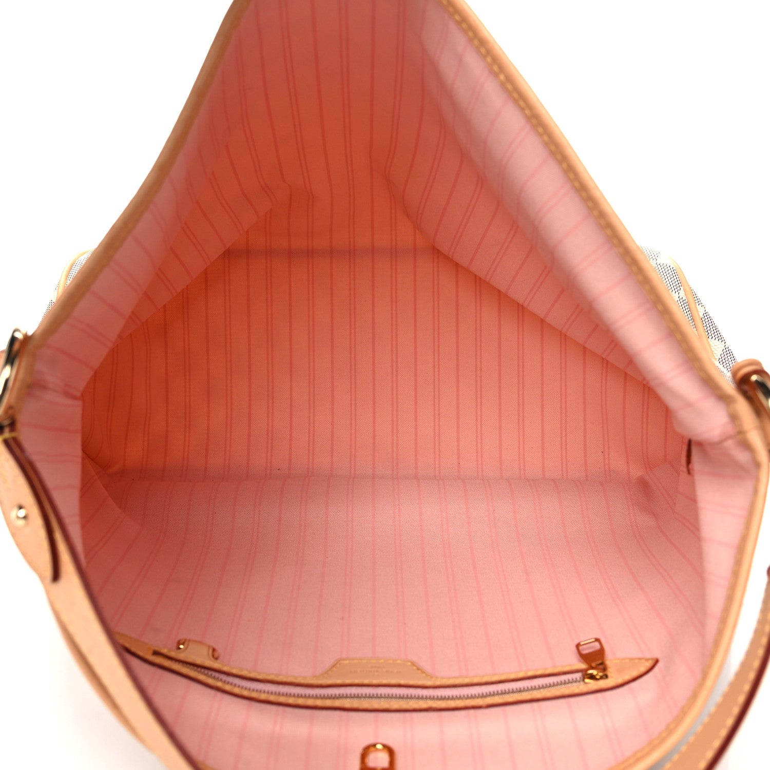 Louis Vuitton Damier Azur Delightful MM Rose Ballerine 5 of 12