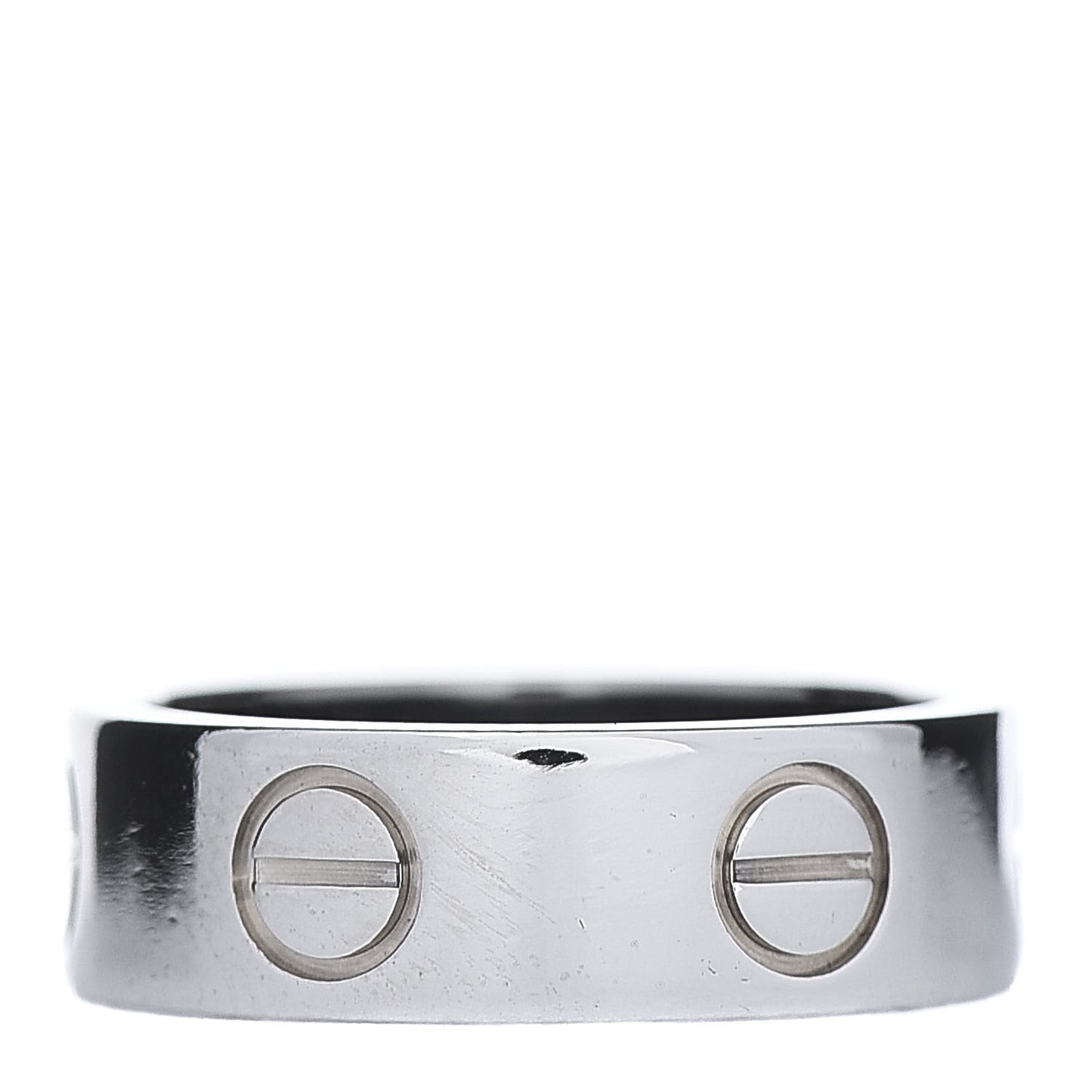 18K White Gold 5.5mm LOVE Ring 47 4