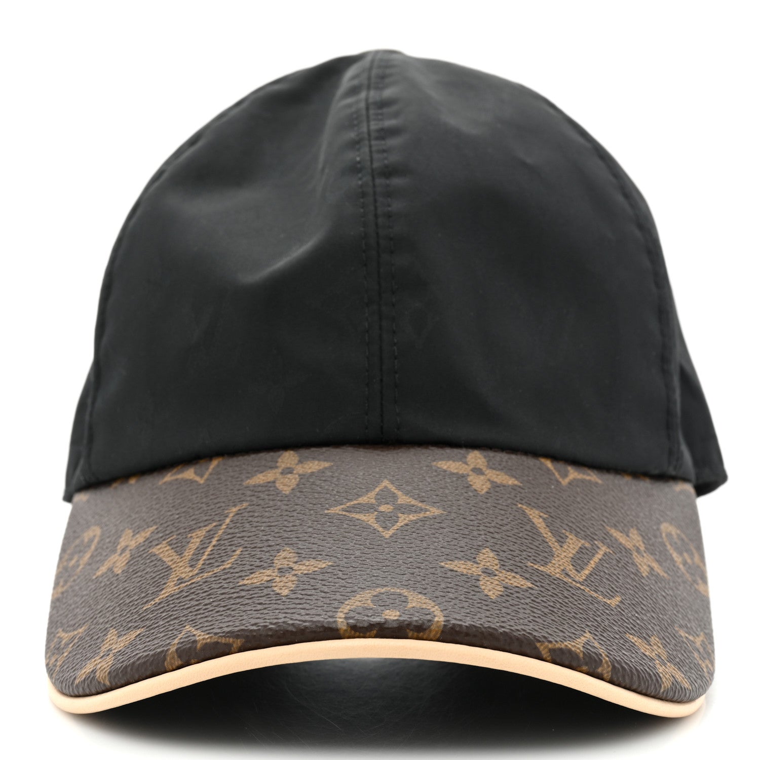 Louis Vuitton Polyester Silk Monogram LV Get Ready Cap M Black 3 of 9