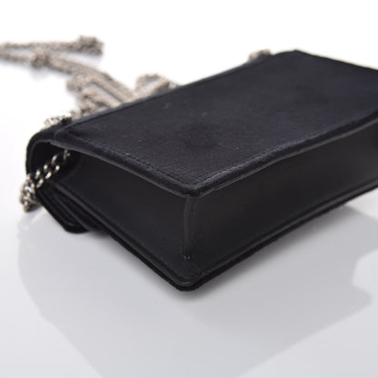 Gucci Velvet Crystal Super Mini Dionysus Shoulder Bag Black 9 of 11