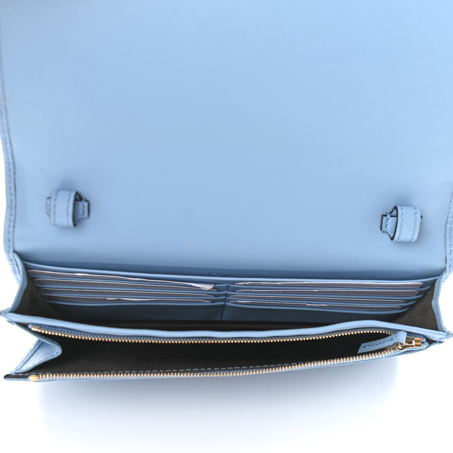 Gucci Microguccissima Crossbody Wallet Mineral Blue 5 of 12