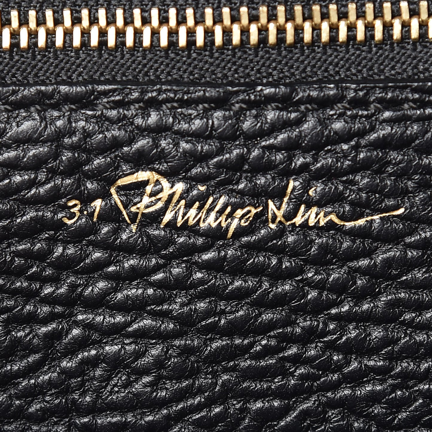 3.1 Textured Calfskin Medium Pashli Satchel Black