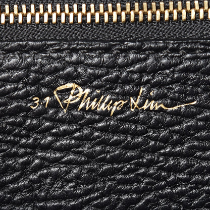 3.1 Phillip Lim 3.1 Textured Calfskin Medium Pashli Satchel Black 9 of 11