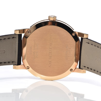 Burberry Stainless Steel Calfskin 38mm The City Quartz Watch Taupe BU9013 5 of 9