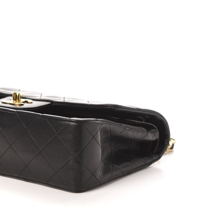 Chanel Lambskin Quilted Small Double Flap Black 11 of 12