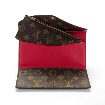Louis Vuitton Monogram Josephine Wallet Red 5 of 7