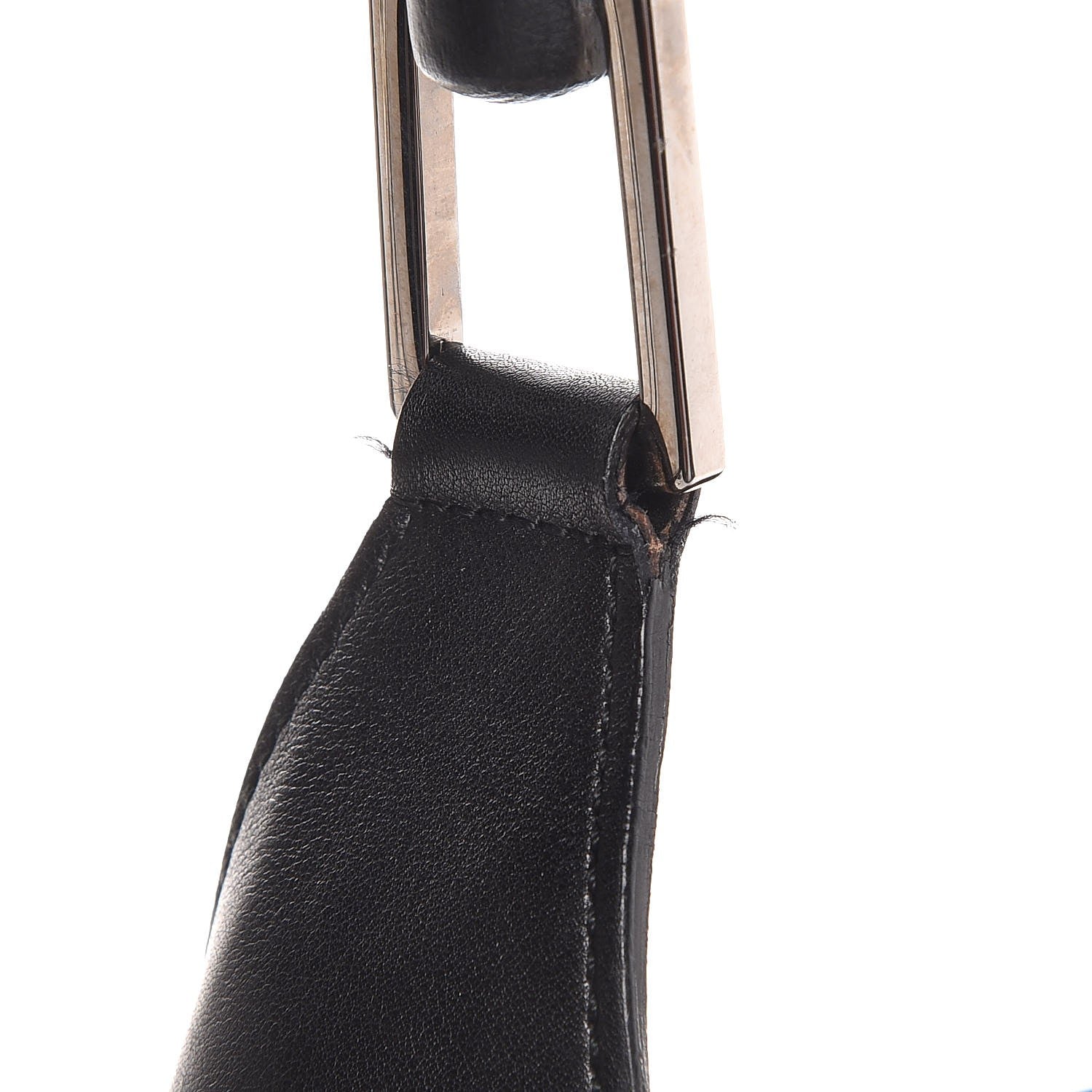 Gucci Calfskin Bamboo Top Handle Bag Black 10 of 11