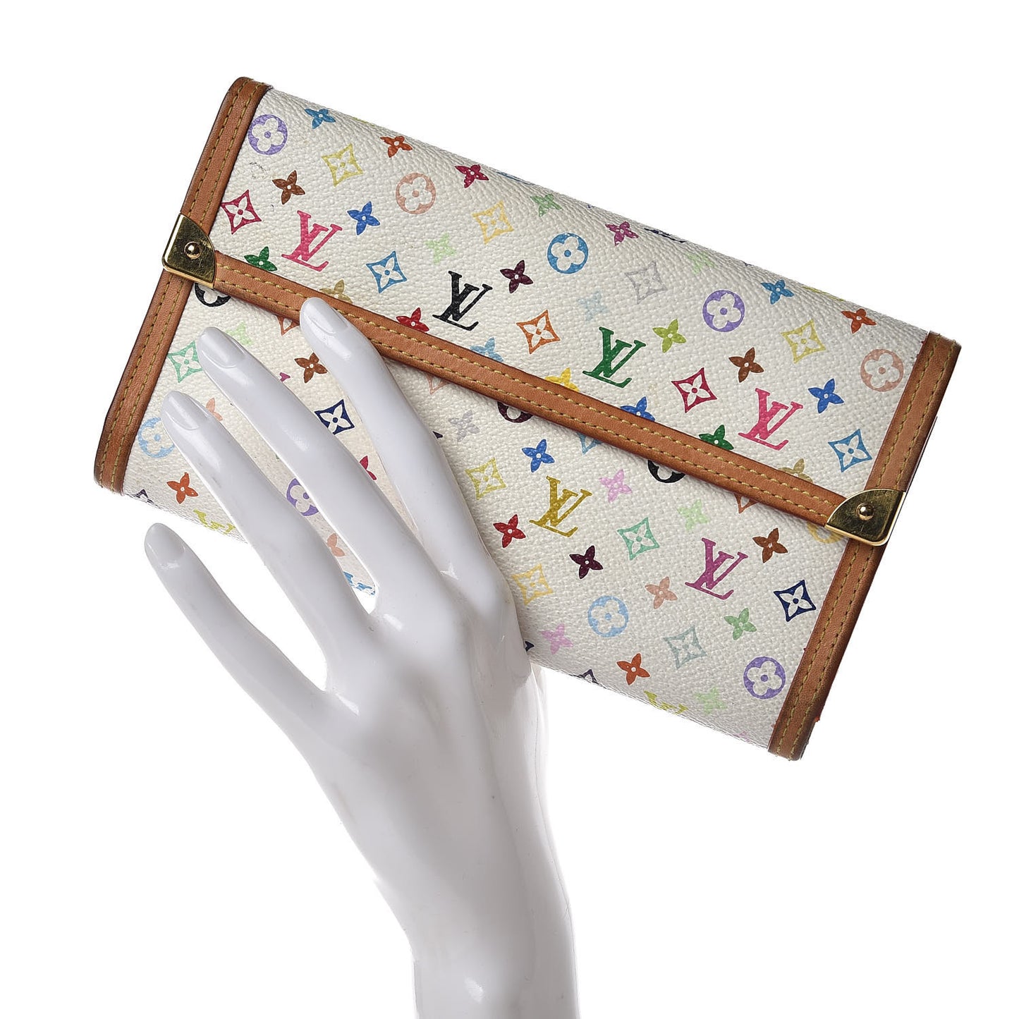 Monogram Multicolor Porte Tresor International Wallet White