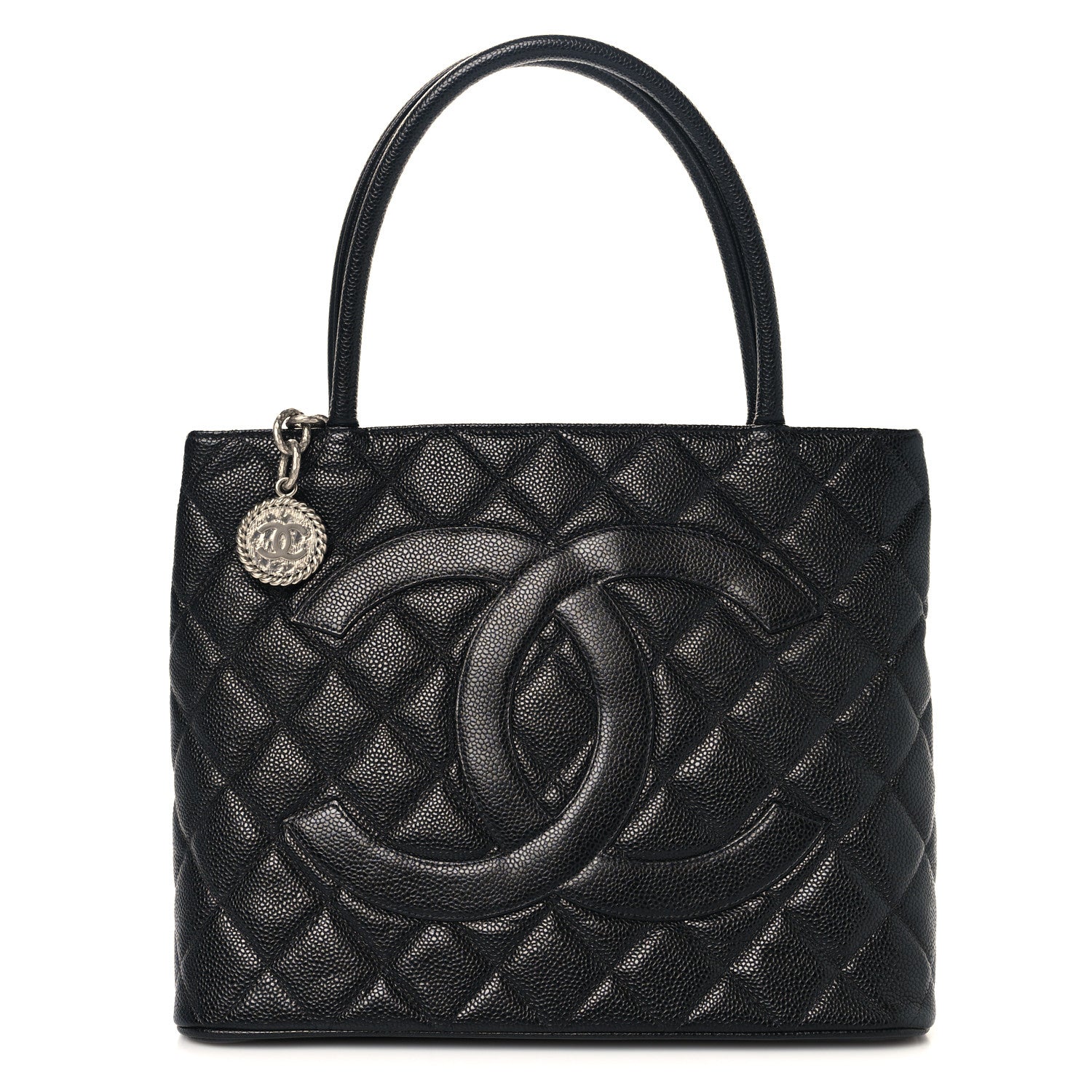 Chanel Caviar Quilted Medallion Tote Black 1 of 9