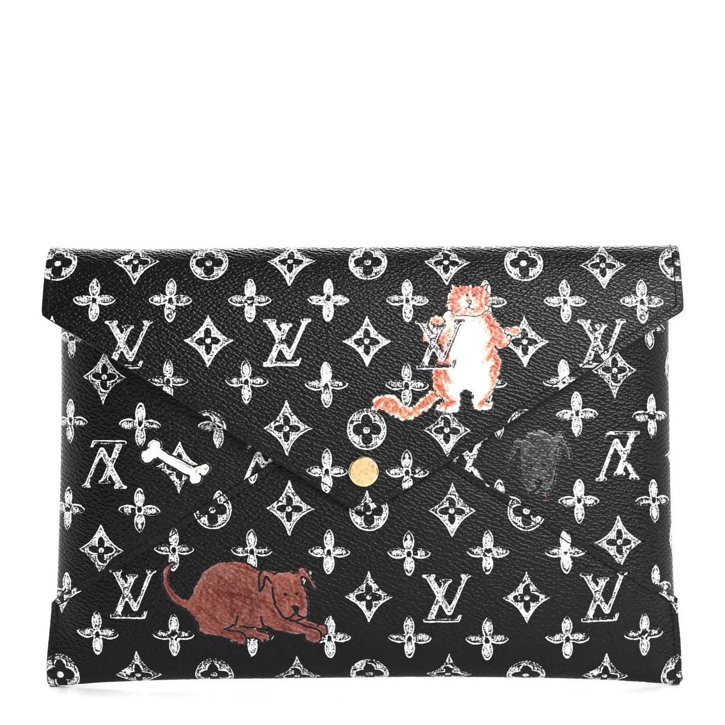 Catogram Kirigami Pochette Set Black
