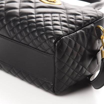 Versace Nappa Quilted Icon Bowler Black 7 of 9