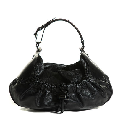 Burberry Calfskin Warrior Hobo Black 1 of 9
