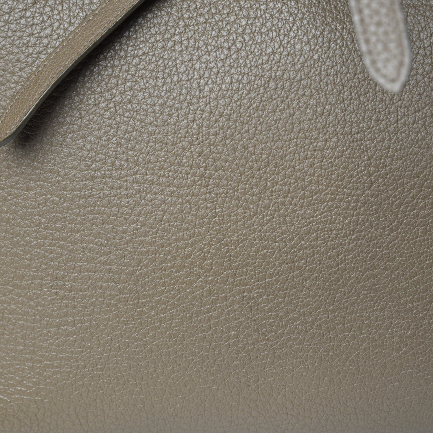 Soft Grained Calfskin Small Belt Cabas Phantom Taupe