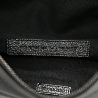 Balenciaga Grained Calfskin Black Hardware Small Neo Classic Hobo Black 7 of 8