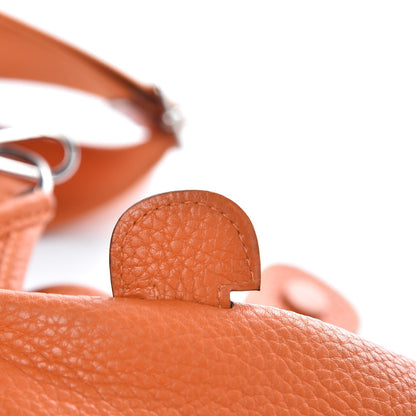 Hermes Taurillon Clemence Evelyne III GM Orange 7 of 7