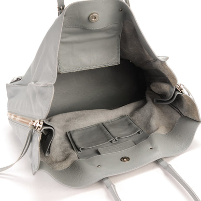 Balenciaga Veau Papier A4 Zip Around Tote Grey 5 of 10