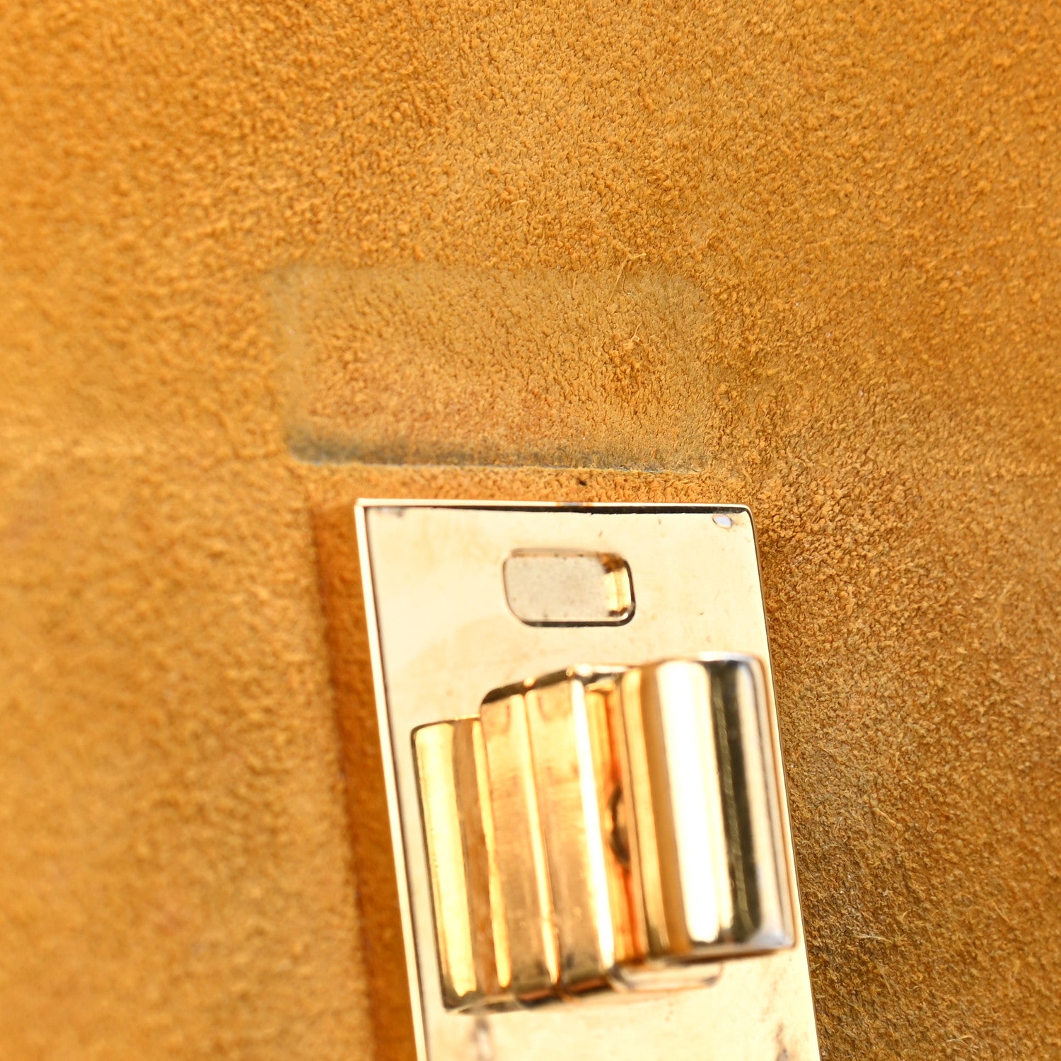 Chloe Suede Smooth Calfskin Mini Drew Shoulder Bag Dark Ochre 14 of 14