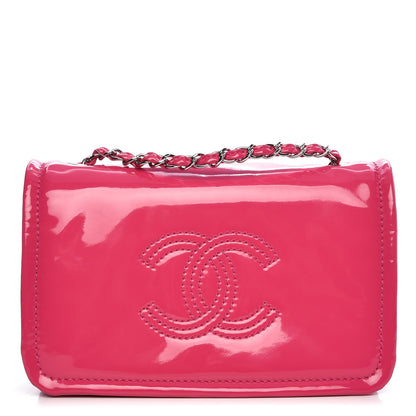 Chanel Vinyl Small Lipstick Flap Fuchsia 1 of 8