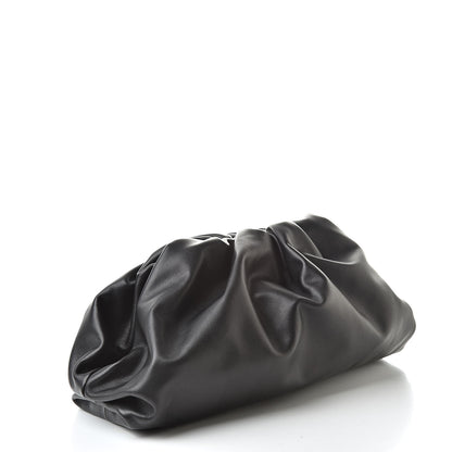 Bottega Veneta Smooth Butter Calf The Pouch Oversized Clutch Black 3 of 8
