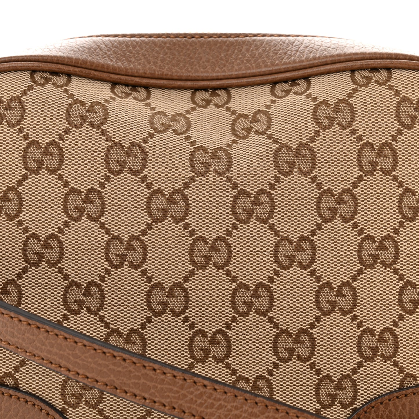 Monogram Mini Bree Messenger Bag Beige Tabacco