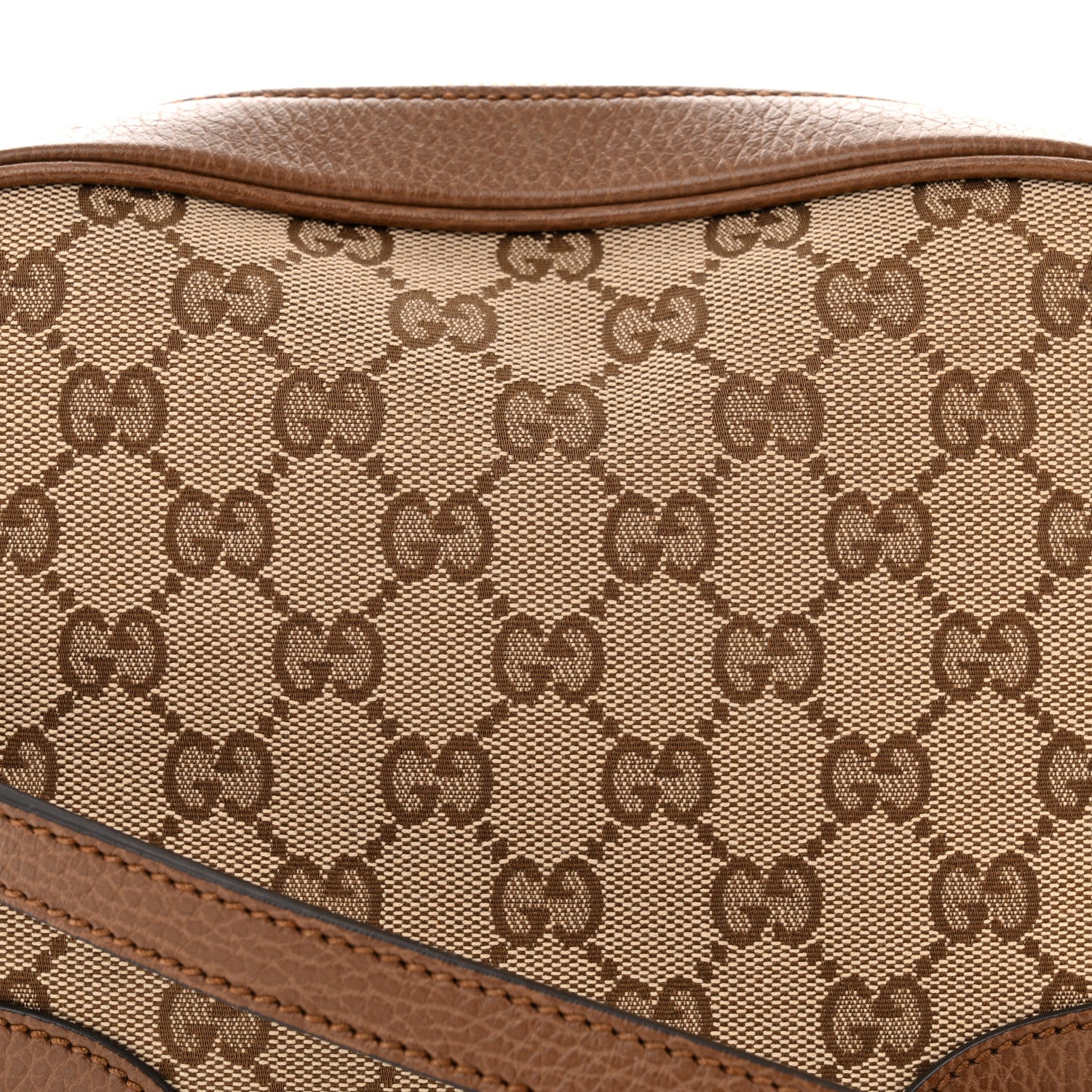 Gucci Monogram Mini Bree Messenger Bag Beige Tabacco 8 of 10