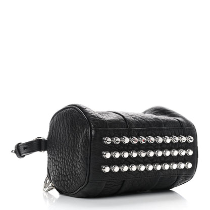 Alexander Wang Pebbled Lambskin Mini Rockie Black Rhodium Hardware 4 of 8