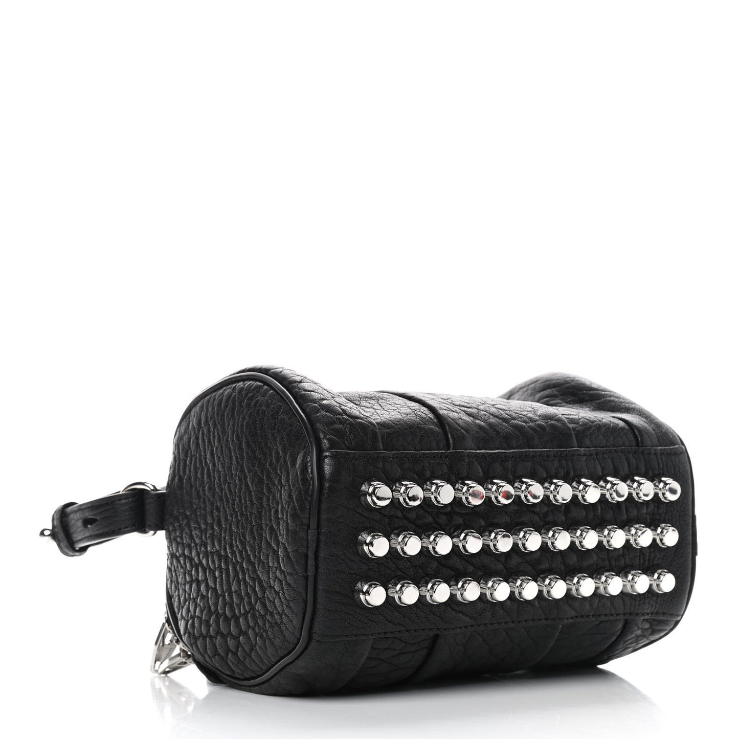 Pebbled Lambskin Mini Rockie Black Rhodium Hardware