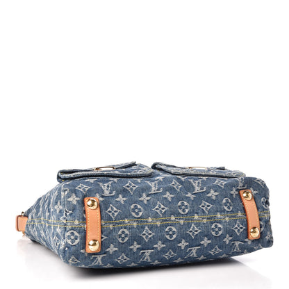 Louis Vuitton Denim Baggy GM Blue 4 of 7