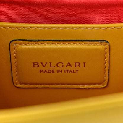 Bulgari Calfskin Serpenti Forever Shoulder Bag Yellow 6 of 14