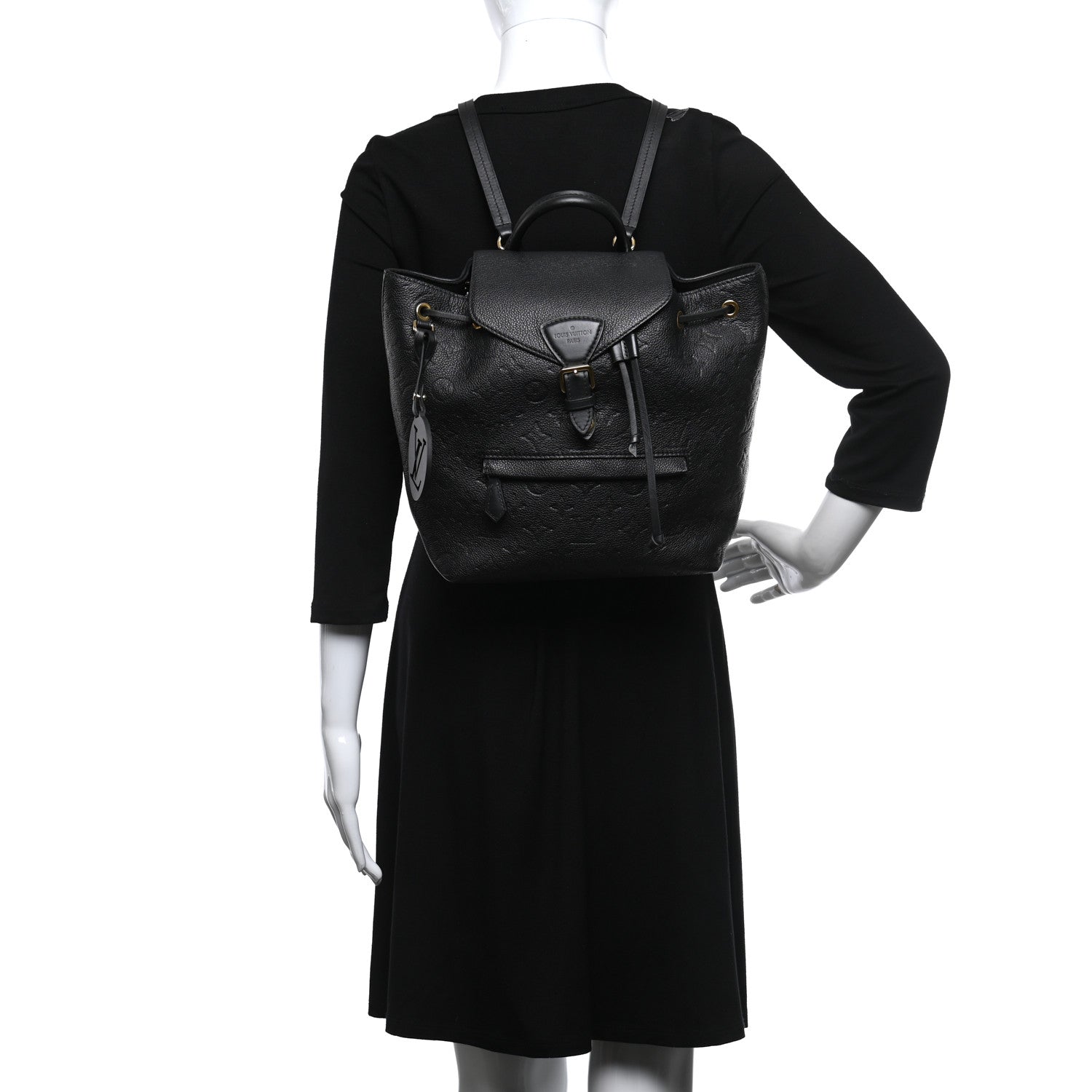 Louis Vuitton Empreinte Montsouris NM Backpack Black 2 of 11