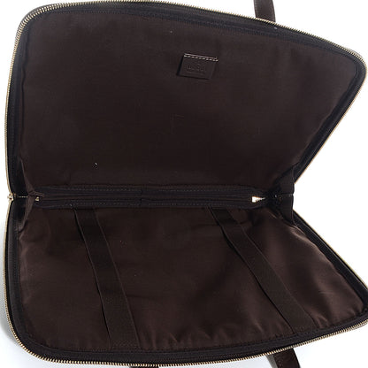 Gucci GG Plus Monogram Sellieria Calfskin Medium Joy Computer Case Beige Ebony Cocoa 5 of 8