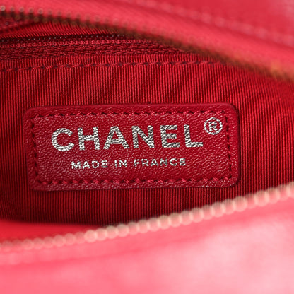 Chanel Tweed Calfskin Quilted Small Gabrielle Hobo Pink 6 of 10