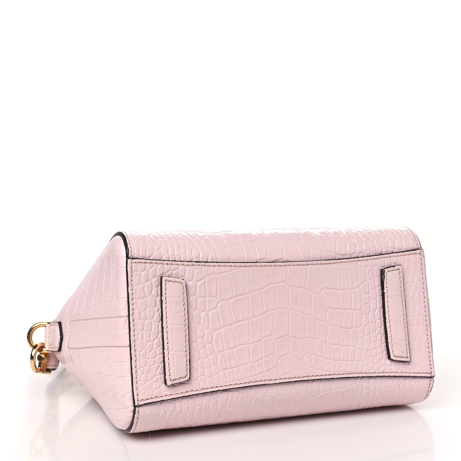 Givenchy Calfskin Crocodile Embossed Mini Antigona Pink 4 of 12