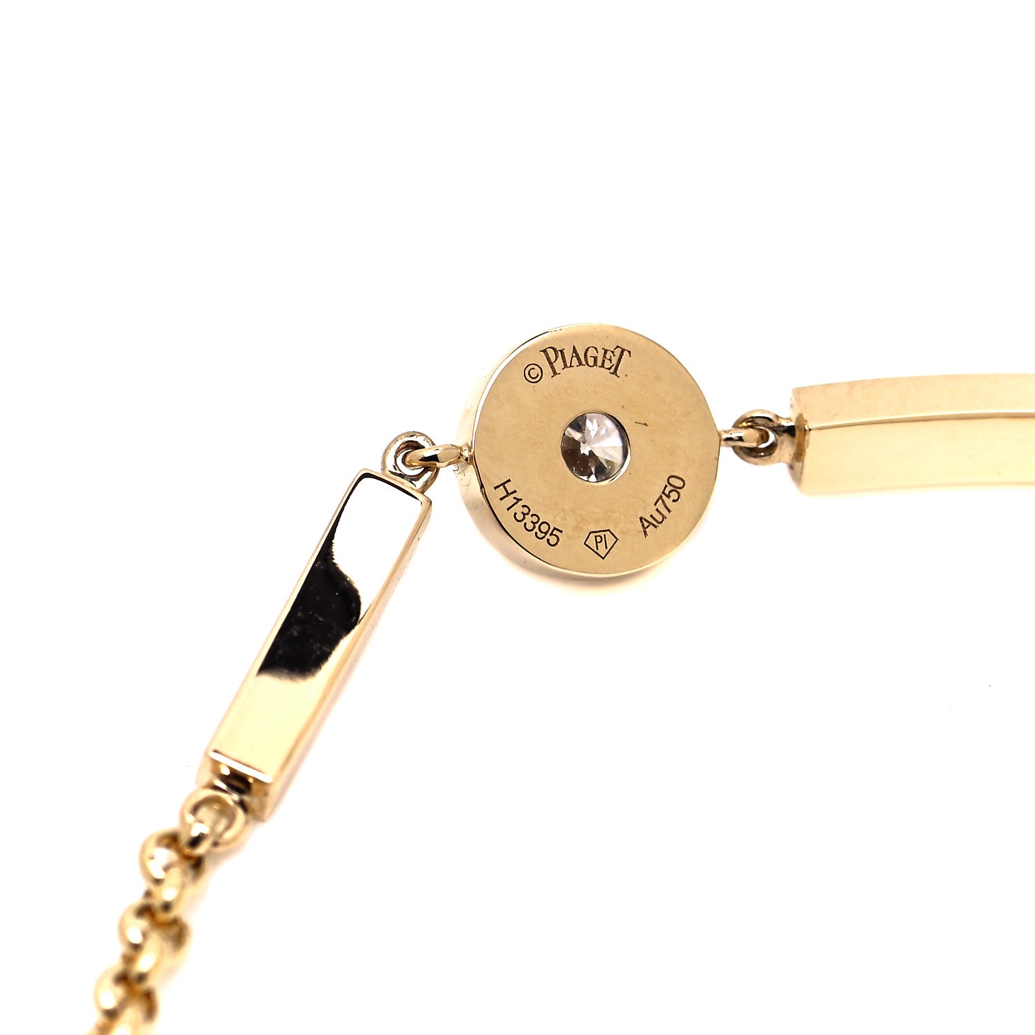 Piaget 18K Yellow Gold Diamond Possession Bar Bracelet 5 of 7