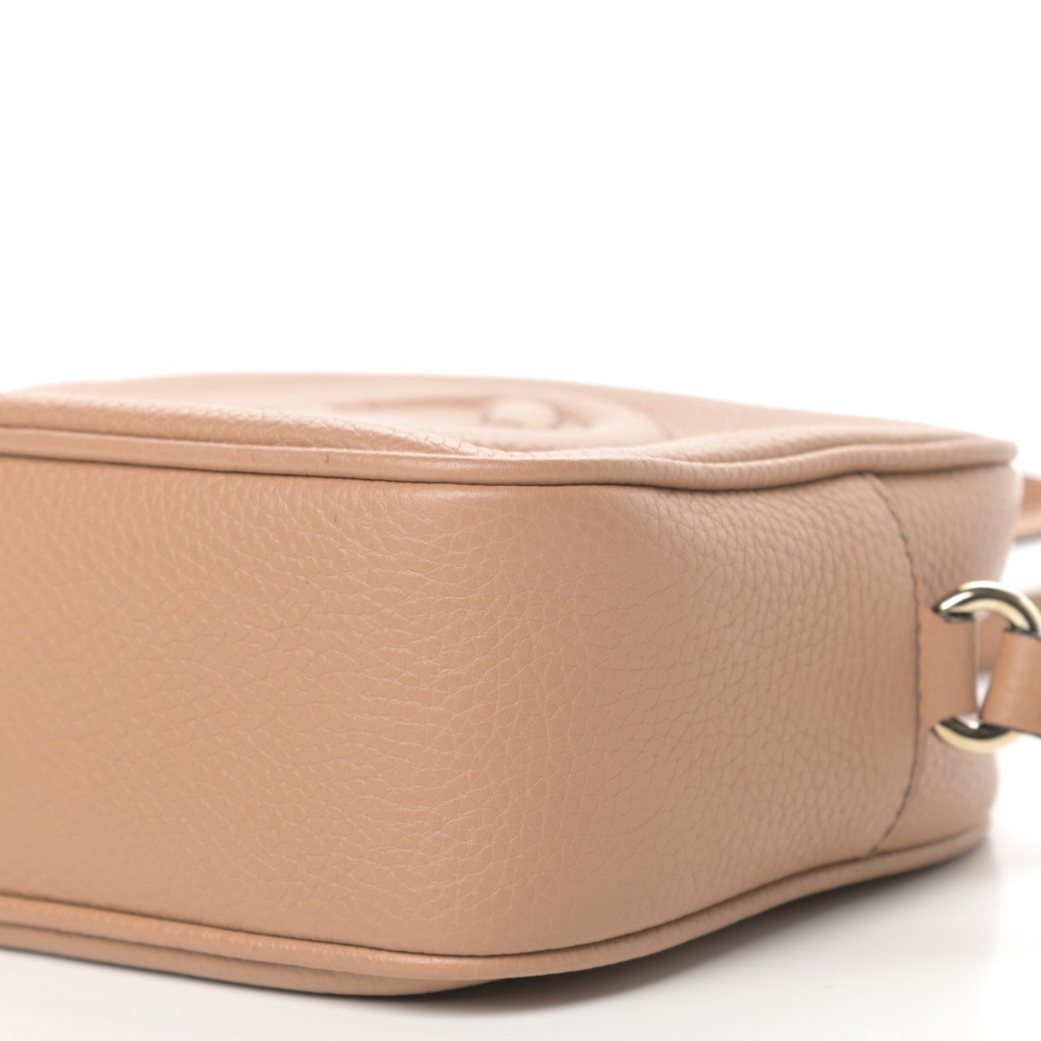 Gucci Pebbled Calfskin Small Soho Disco Bag Rose Beige 10 of 12