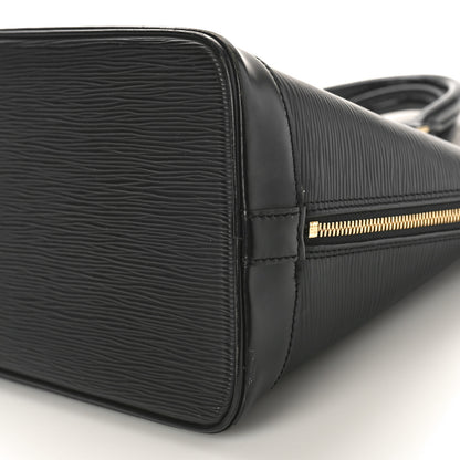 Louis Vuitton Epi Alma PM Black 8 of 9