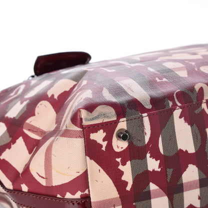 Burberry Nova Check Heart Tote Red 11 of 11