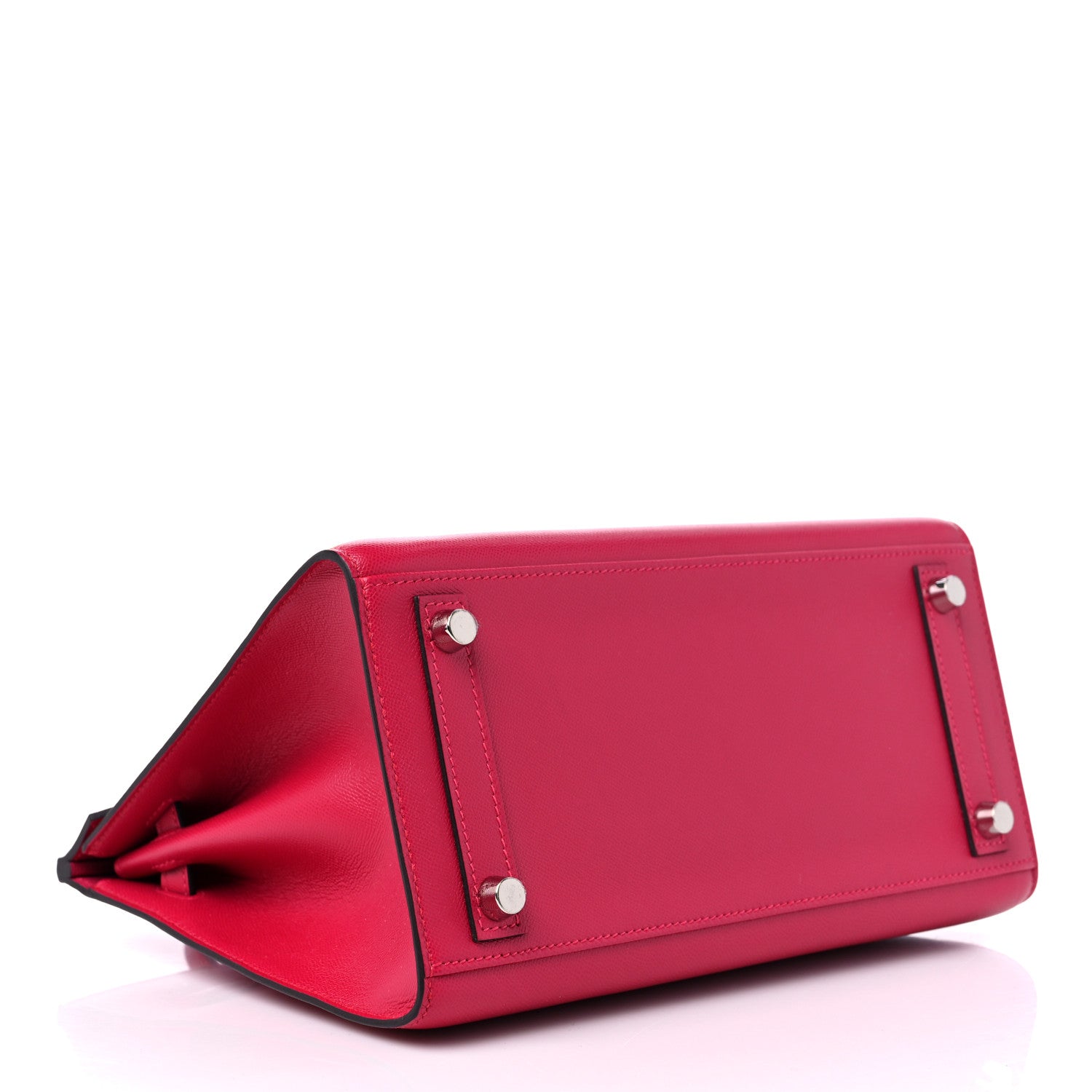 Hermes Madame Calfskin Birkin Sellier 25 FRAMBOISE 4 of 10