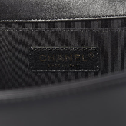 Chanel Lambskin Quilted Medium Boy Flap Black 6 of 13