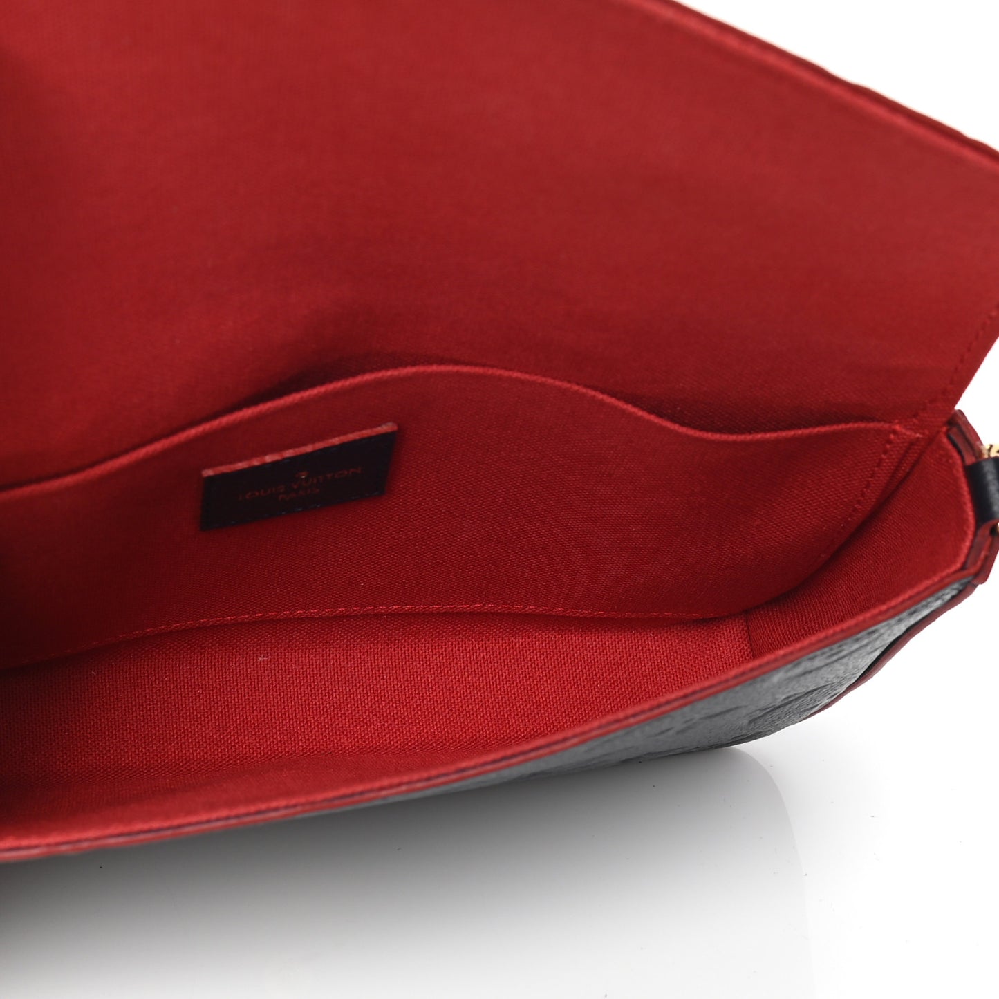 Empreinte Pochette Felicie Chain Wallet Marine Rouge