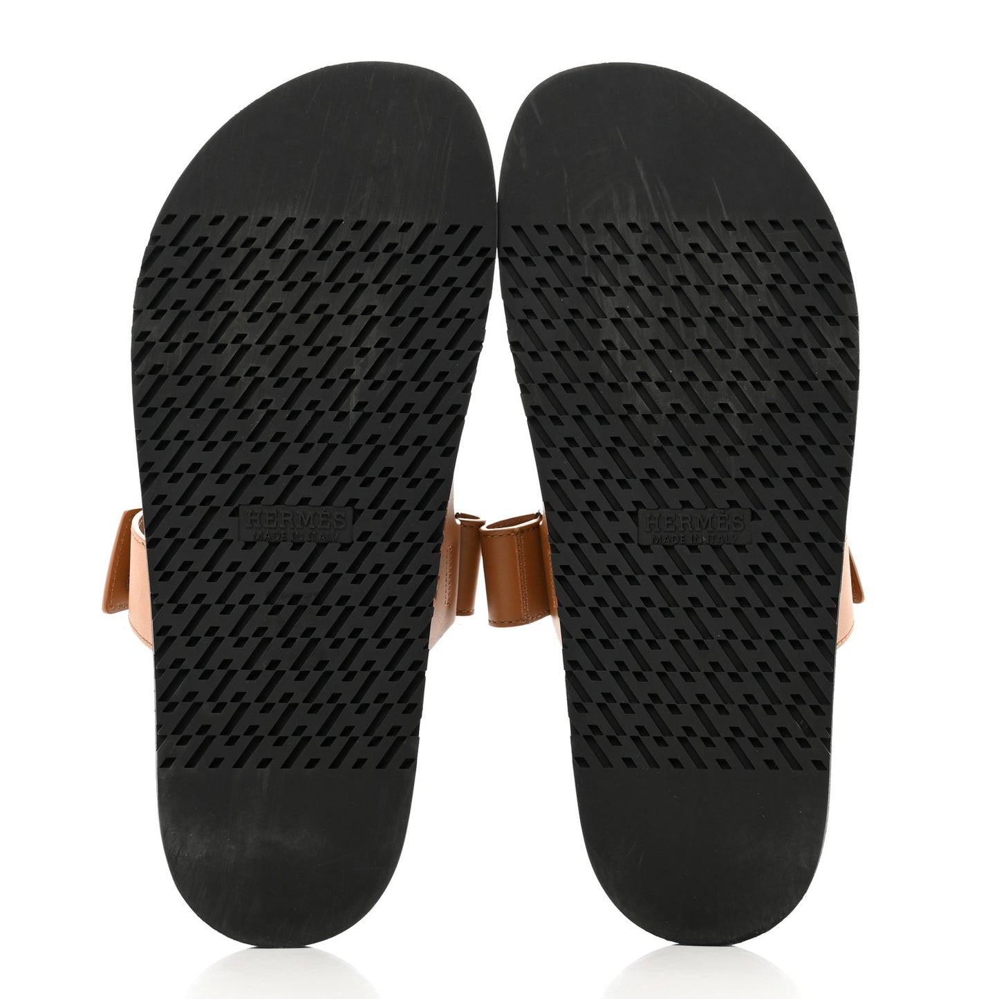Calfskin Mens Chypre Sandals 42.5 Naturel