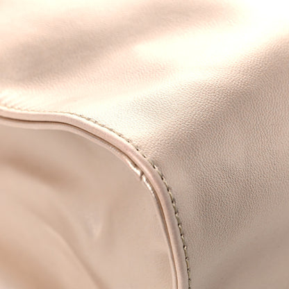 Telfar Metallic Vegan Leather Medium Shopping Bag Gold 10 of 12