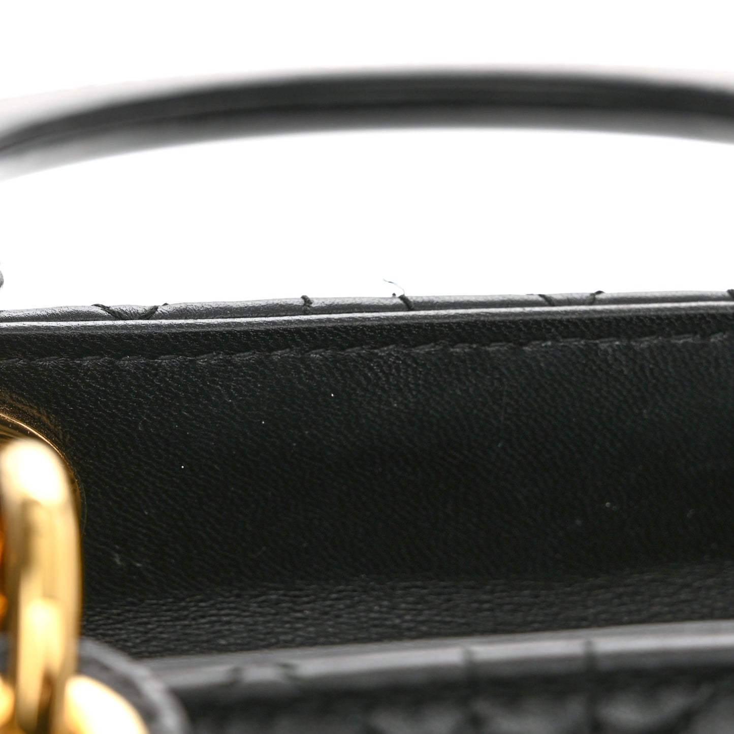 Lambskin Cannage Medium Lady Dior Black