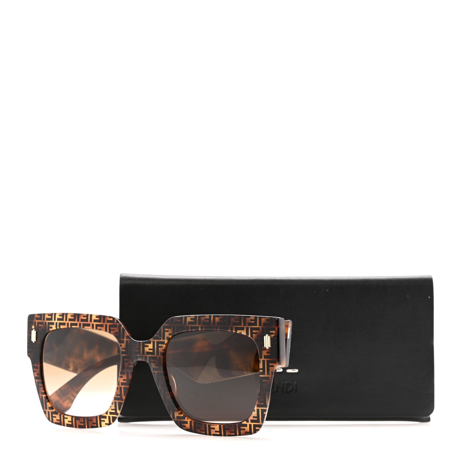 Fendi Acetate FF Sunglasses FF0457/G/S Tortoise 7 of 7