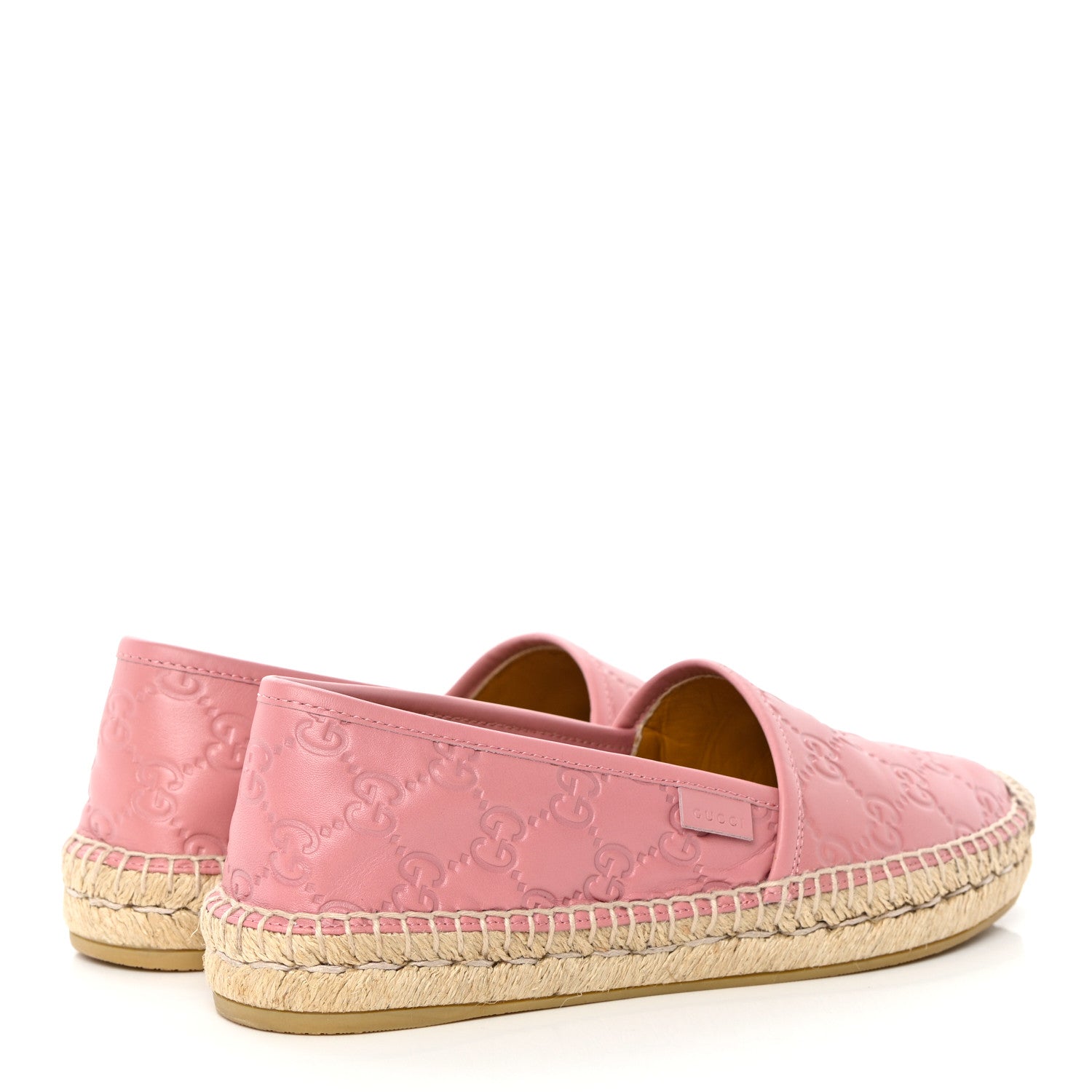 Gucci Guccissima Signature Espadrilles 37.5 Rose Baby Candy 4 of 12