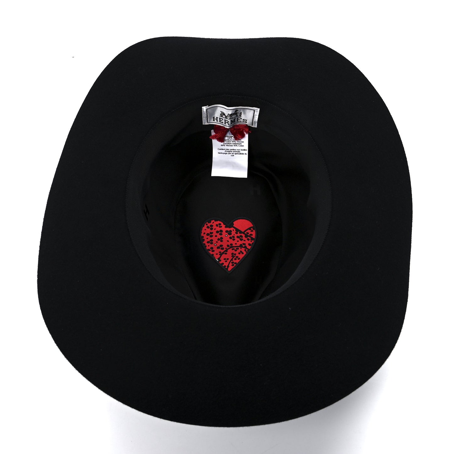 Rabbit Felt Faubourg Love Hat 57 Black