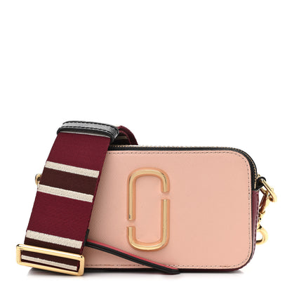 Marc Jacobs Saffiano Small Snapshot Camera Bag Rose Multicolor 1 of 12